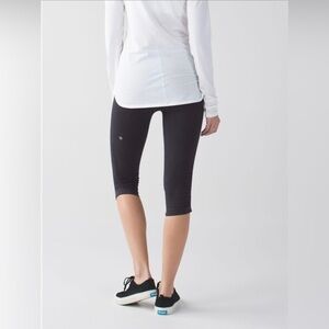 Lululemon | In The Flow Crop II | Heathered Deep Coal